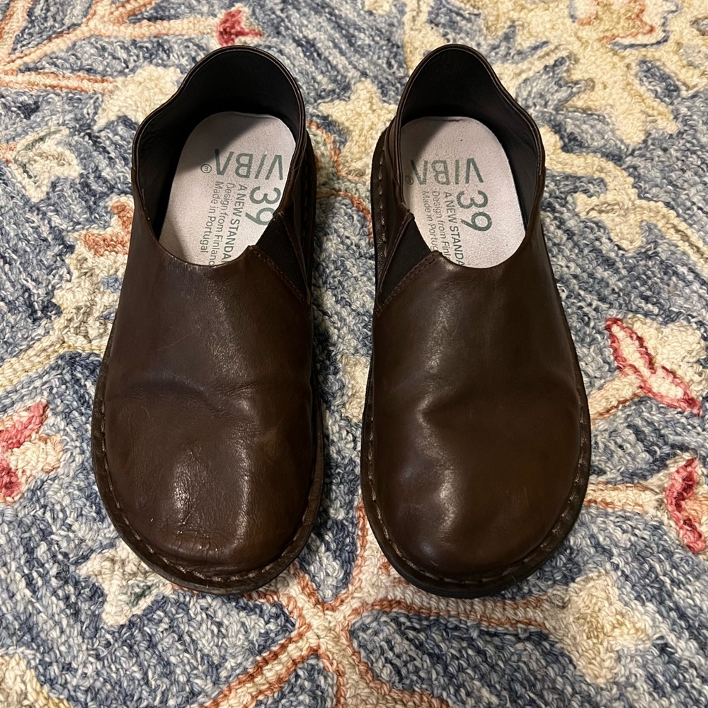 Vibae ZUMA Leather Cocoa Brown, very lightly worn size EU 39